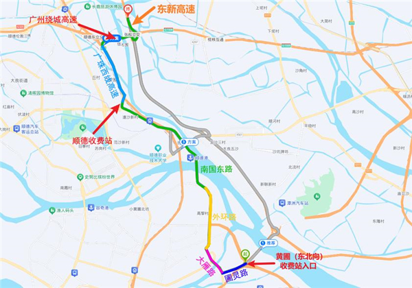 黄圃收费站往东新高速方向绕行路线.jpg